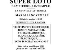 Super loto annuel de l'association des Templiers de la Neuville