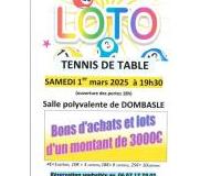 Super loto du Tennis de Table de Dombasle