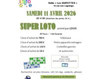 SUPER LOTO organis&eacute; par ES DONGES et anim&eacute; par Louis