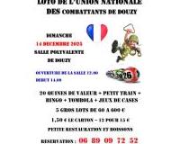 LOTO de l'Union Nationale des Combattants de Douzy
