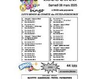 loto bingo comité des fêtes Escource