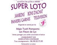 Super loto des majotwirl pompoms les fleurs de lys
