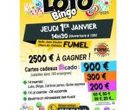 SUPER LOTO 01/01/26 - Comit&eacute; des f&ecirc;tes Fumel - 900 &euro; &agrave; la derni&egrave;re partie !