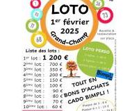 Super loto animé par Solange 1 er lot 1200€