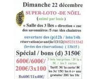 SUPER-LOTO- DE / NOËL / SPECIAL BONS / D ACHATS / EN CARTE CADEAUX / DE 3150€/  