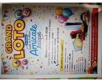 Loto de l'amicale la&iuml;que de l'&eacute;cole l'alloeu 