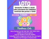 Grand loto du Rayon Vert Landiranais à 14h30