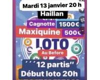Loto gros forfait 20e tout compris 24 ou 36 cartons 
