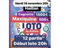 Loto forfait 20e tout compris 24 ou 36 cartons
