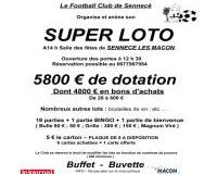 SUPER LOTO DU FC SENNECE LES MACON