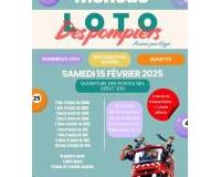 Loto amicale sapeurs pompiers MENEAC -samedi 15 février 2025 20hoo