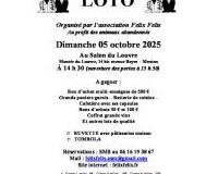 Loto au profit des animaux abandonnés