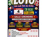 GROS LOTO de l&rsquo;&eacute;t&eacute; 5 GROSSE debut 20h salle climatis&eacute;e