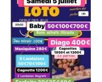 SUPER LOTO d été à 20e 2 grosses cagnottes salle climatisée