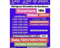 TRÈS GROS LOTO a 20h00 grosse parties 3 grosses cagnottes