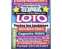 SUPER LOTO début 20h forfait 20e 4 grosses cagnottes