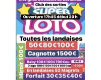 SUPER LOTO début 20h forfait 20e 4 grosses cagnottes
