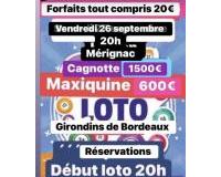 Loto forfait unique 20e 24 ou 36 cartons tout tout compris grosse cagnotte