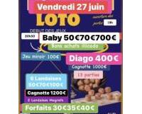 SUPER LOTO d été à 20e 2 grosses cagnottes salle climatisée