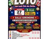 GROS LOTO de l&rsquo;&eacute;t&eacute; 5 GROSSE debut 20h salle climatis&eacute;e