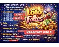 Tr&egrave;s gros loto de folie GROSSES LANDAISES ET 4 cagnottes