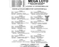 MEGA LOTO DES DEUX ASSOCIATIONS FOOTBALL ET PÉTANQUE