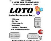Grand loto de l'école Professeur Roux