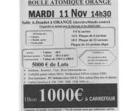 SUPER LOTO de la BOULE ATOMIQUE ORANGE