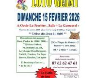 LOTO GEANT 77 Ozoir la Ferri&egrave;re plus de 5500e de lot BA