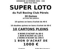 Super Loto du Full Boxing Club P&eacute;rols
