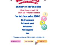 Super loto du Basket Club de Péronnas