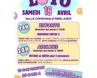Grand Loto de l'APE des écoles de Pers-Jussy