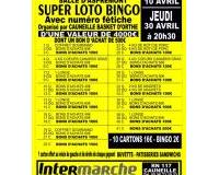 SUPER LOTO BINGO avec num&eacute;ro f&eacute;tiche