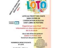 LOTO DE L'ASSOCIATION ECOLE DU CHAT LIBRE DE POITIERS