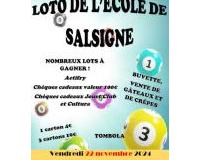 Loto de l'école de Salsigne