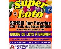 Super loto du tennis club Sorguais 