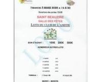 Loto du Club de l'Amitié