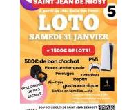 Le grand loto de sou des &eacute;coles de saint jean de niost 