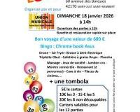Loto de L'union musicale de St Just St Rambert