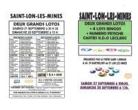 deux grands lotos bingos avec fétiche