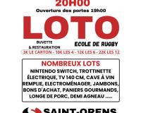 GRAND LOTO DE L'ECOLE DE RUGBY