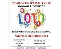 Loto Saint Sauveur d'Emalleville bons d'achats 