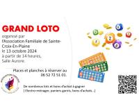 GRAND LOTO DE L'ASSOCIATION FAMILIALE