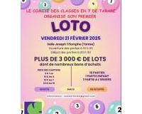 Loto du comité des classes en 7 de Tarare