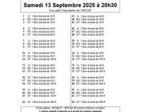 Loto Bingo du comité des fêtes de La Taouziole