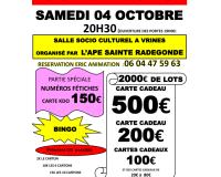 Super Loto de l'APE de Ste Radegonde