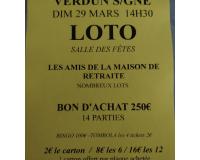 SUPER LOTO des Amis de la Maison de Retraite